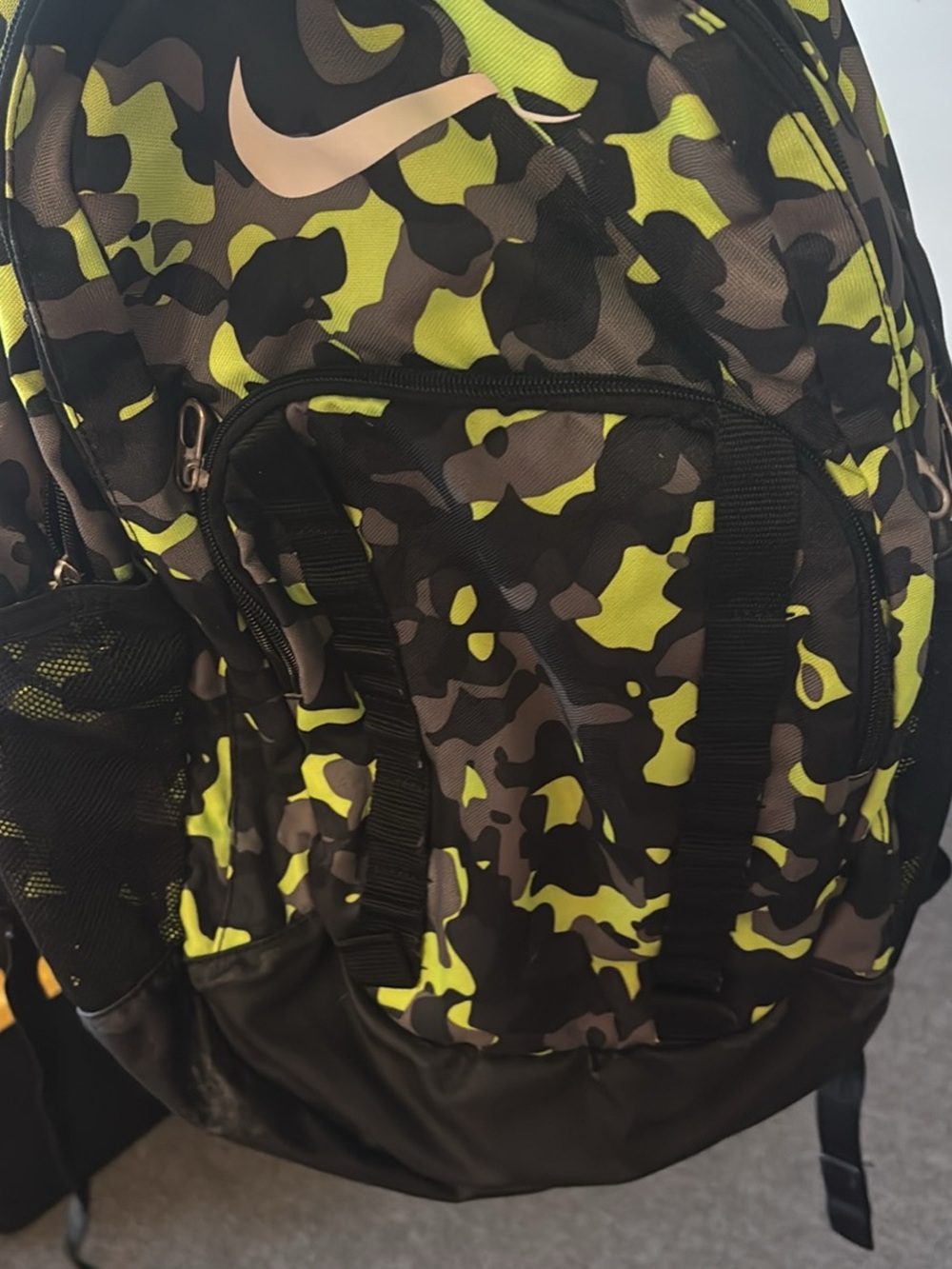 Nike Green Backpack Bookbag School Travel Bag